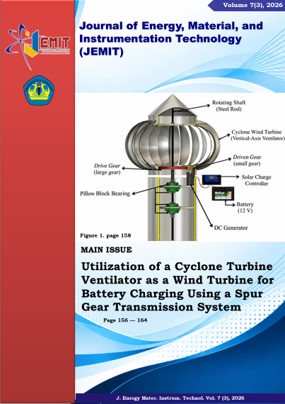 					View Vol. 7 No. 3 (2026): Journal of Energy, Material, and Instrumentation Technology
				